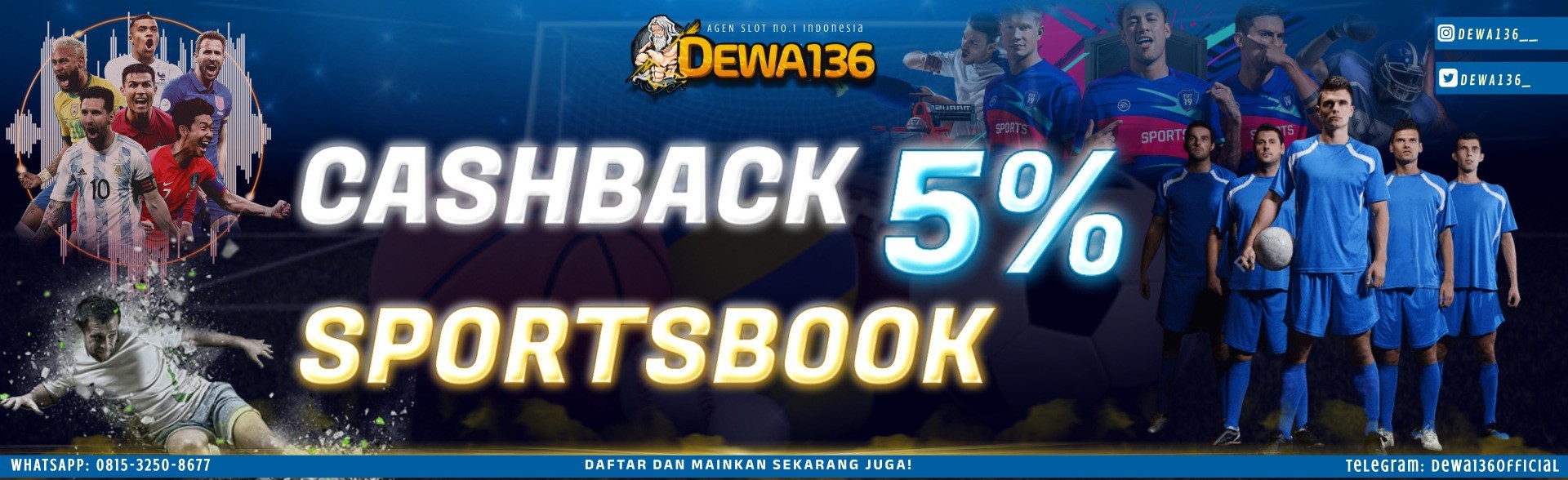 Cashback Sportsbook 5%