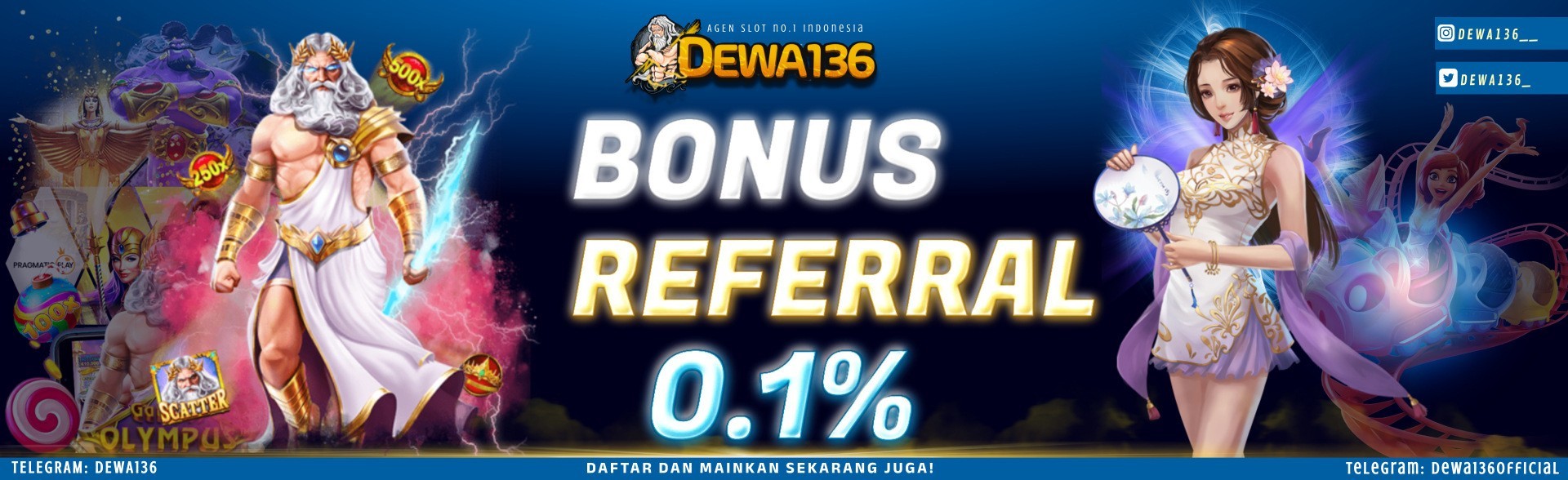 Bonus Referral 0.1% All Games